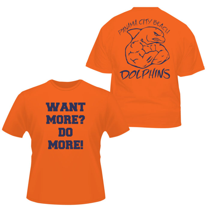 Want-More-Do-More-T-Shirt Apparel Made Custom T Shirts for Sports Teams